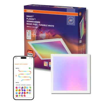 Osram - Plafonieră LED RGBW reglabilă SMART+ MAGIC LED/14W/230V 2700-6500K 30x30 cm Wi-Fi + telecomandă