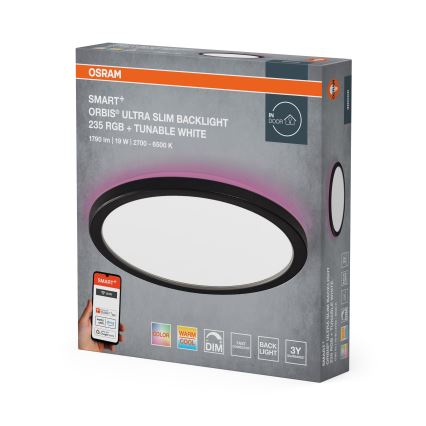 Osram - Lampă de tavan LED RGBW reglabilă SMART+ ORBIS LED/19W/230V diam. 23,5 cm 2700-6500K Wi-Fi