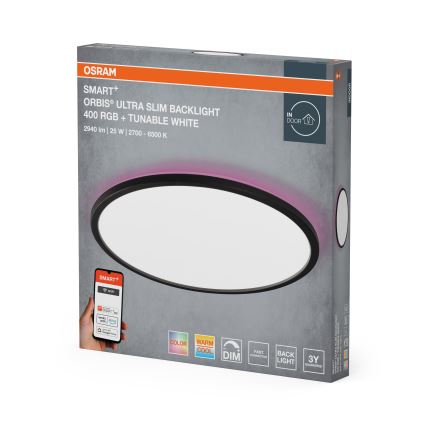 Osram - Plafonieră LED RGBW dimmabilă SMART+ ORBIS LED/25W/230V Ø 40 cm 2700-6500K Wi-Fi