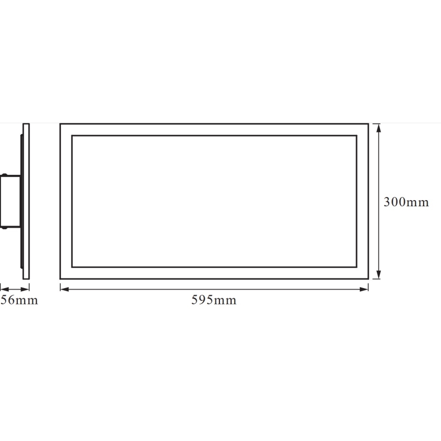 Osram Plafonieră LED SMART+ PLANON RGBW, dimabilă, 28 W, 230 V, 60 x 30 cm, Wi‑Fi