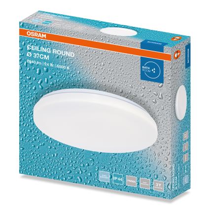 Osram - Plafonieră LED pentru baie CEILING ROUND LED/24W/230V 6500K Ø 37 cm IP44 albă