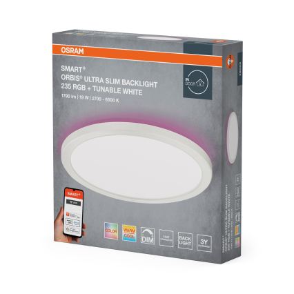 Osram - Plafonieră LED RGBW dimmabilă SMART+ ORBIS LED/19W/230V 2700-6500K Wi-Fi