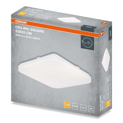 Osram - Plafonieră LED SQUARE 24W/230V 33x33 cm