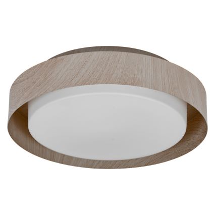 Osram - Plafonieră ORBIS MADRID 2xE27/10W/230V Ø 29 cm, finisaj lemn