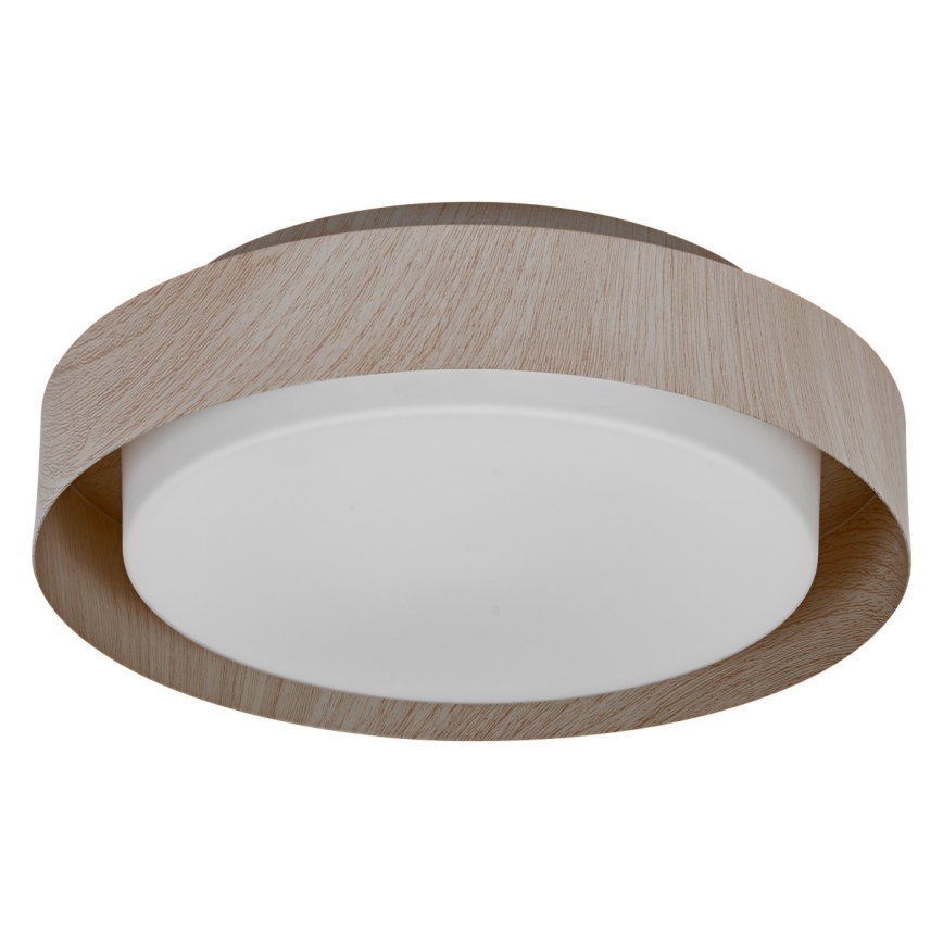 Osram - Plafonieră ORBIS MADRID 2xE27/10W/230V Ø 29 cm, finisaj lemn