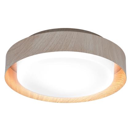Osram - Plafonieră ORBIS MADRID 2xE27/10W/230V Ø 29 cm, finisaj lemn