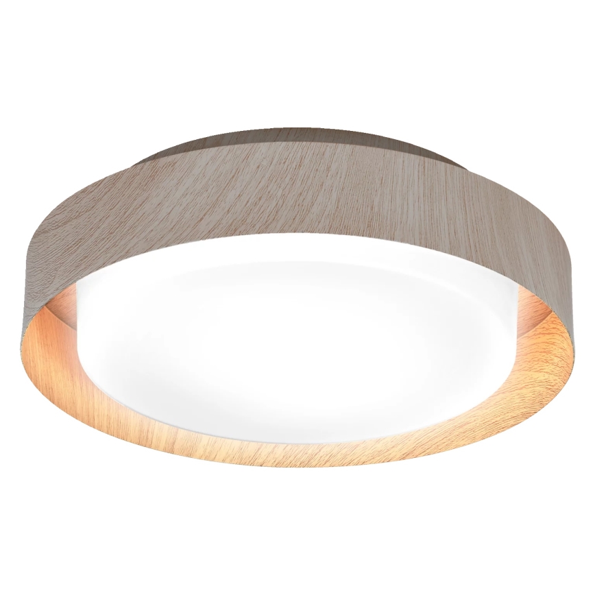 Osram - Plafonieră ORBIS MADRID 2xE27/10W/230V Ø 29 cm, finisaj lemn