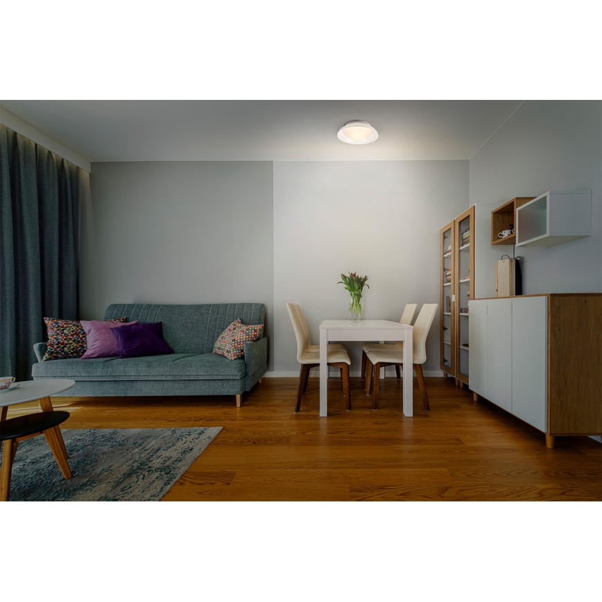 Osram - Plafonieră ORBIS MILAN, 2x E27, 10 W, 230 V, Ø 30,5 cm, maro