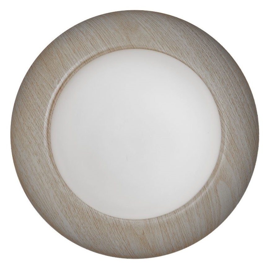 Osram - Plafonieră ORBIS MILAN 2xE27/10W/230V, Ø 30,5 cm, finisaj lemn