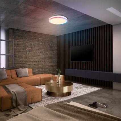 Osram - Plafonieră LED RGBW SMART+ MAGIC dimmabilă, 38W, 230V, Ø 49 cm, alb, 2700-6500K, Wi-Fi