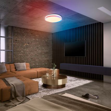 Osram - Plafonieră LED RGBW SMART+ MAGIC dimmabilă, 38W, 230V, Ø 49 cm, alb, 2700-6500K, Wi-Fi