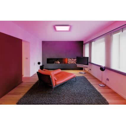 Osram - Plafonieră SMART+ PLANON LED RGBW reglabilă, 36W/230V, 60x60 cm, Wi-Fi