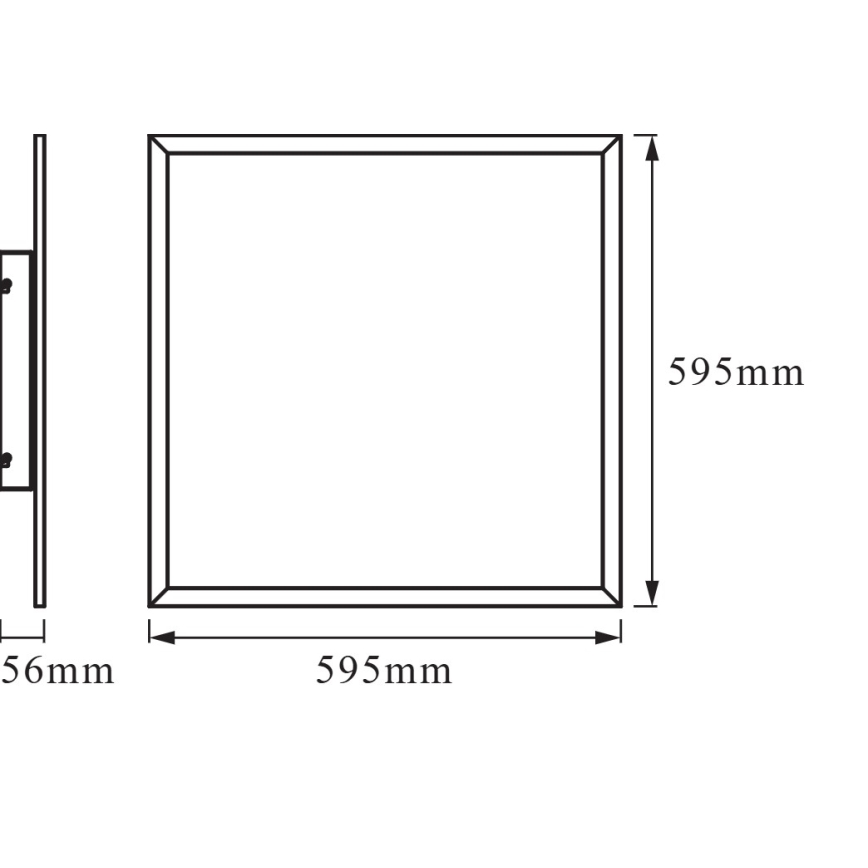 Osram - Plafonieră SMART+ PLANON LED RGBW reglabilă, 36W/230V, 60x60 cm, Wi-Fi