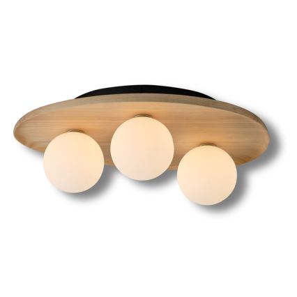 Osram - Plafonieră WOOD NEST 3xG9/5W/230V lemn de cauciuc