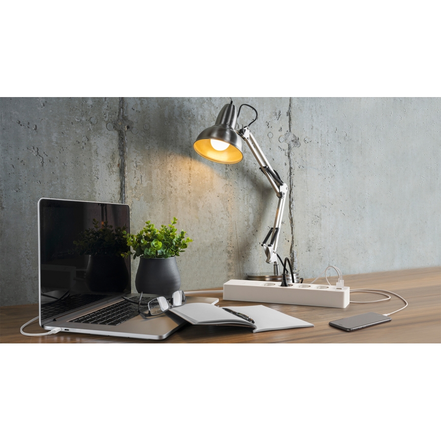 Osram – Prelungitor SMART+ cu 4 prize (tip F) + 2x USB-A + 2x USB-C, Wi‑Fi