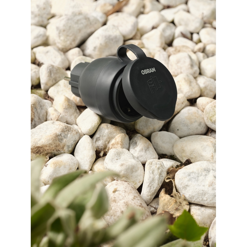 Osram - Priză inteligentă de exterior SMART+ MATTER SCHUKO 3680W/230V/16A IP44 Wi-Fi