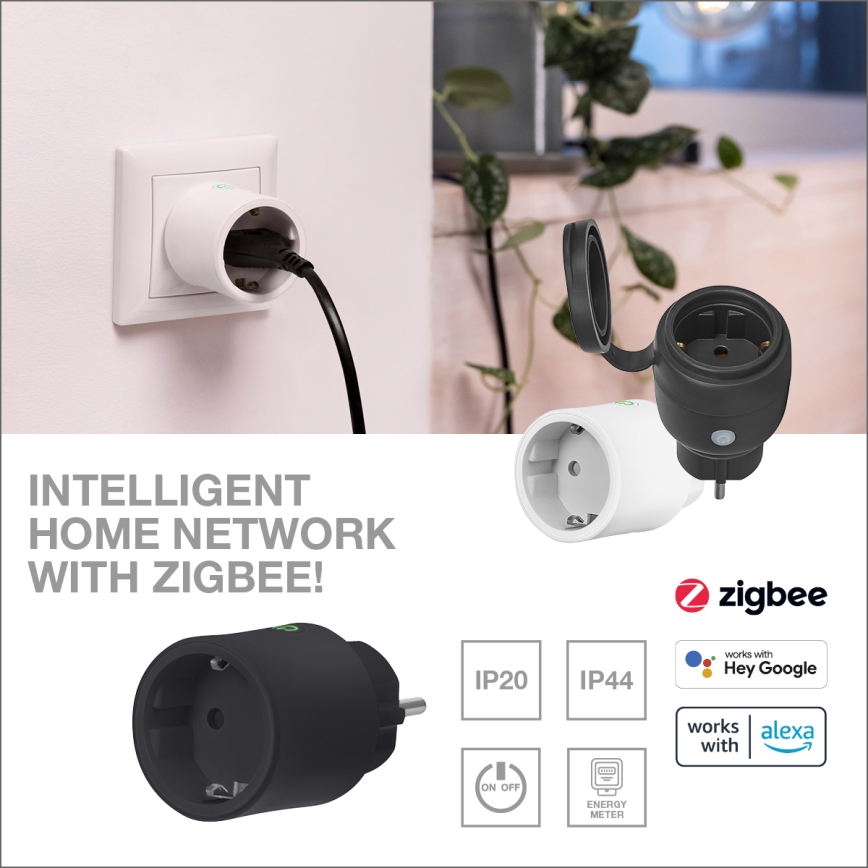 Osram - Priză inteligentă de exterior SMART+ SCHUKO 3680W/230V/16A IP44