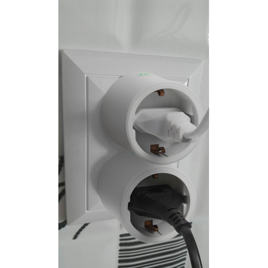 Osram - Priză inteligentă SMART+ MATTER SCHUKO 2300W/230V/10A Wi-Fi albă