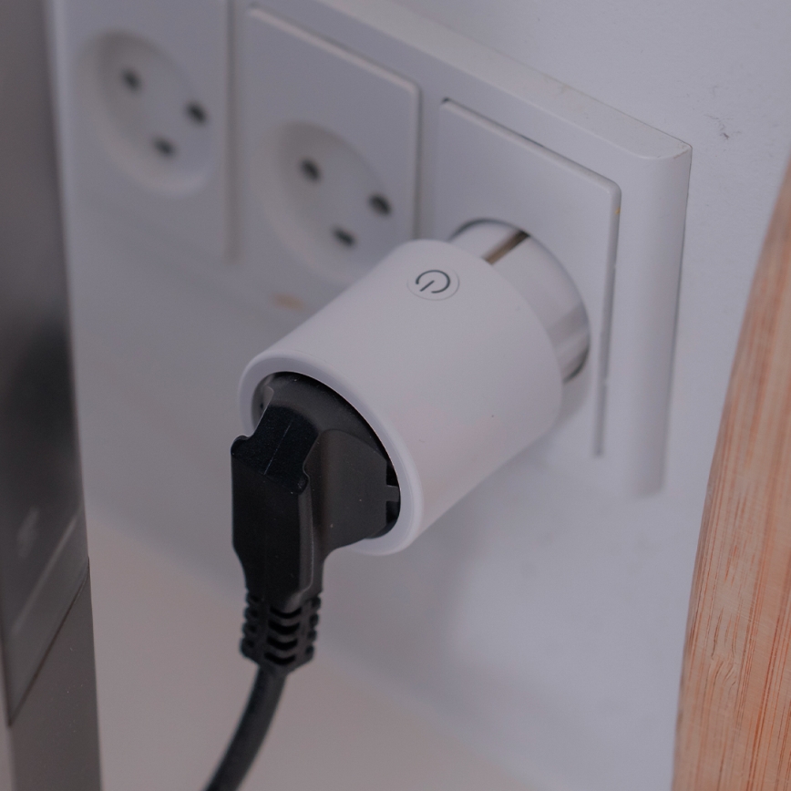 Osram - Priză inteligentă SMART+ MATTER SCHUKO 2300W/230V/10A Wi-Fi albă
