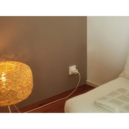 Osram - Priză inteligentă SMART+ MATTER SCHUKO 2300W/230V/10A Wi-Fi albă