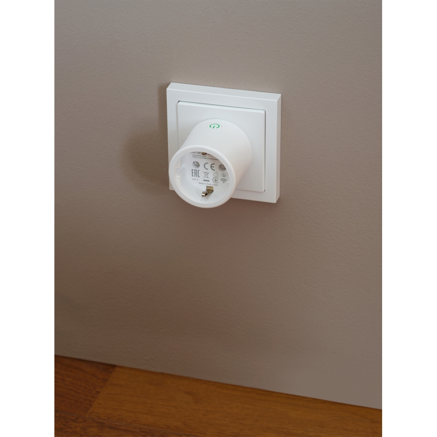 Osram - Priză inteligentă SMART+ MATTER SCHUKO 2300W/230V/10A Wi-Fi albă