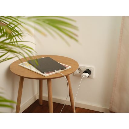 Osram - Priză inteligentă SMART+ MATTER SCHUKO 2300W/230V/10A Wi-Fi neagră