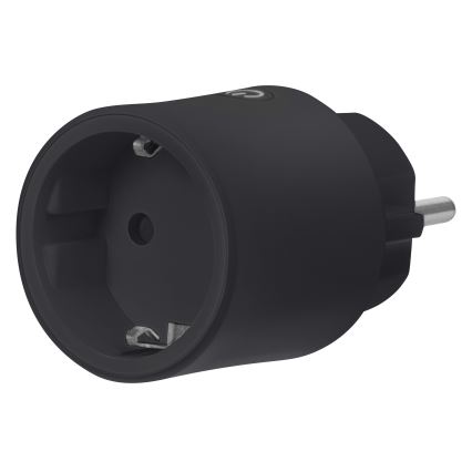 Osram - Priză inteligentă SMART+ MATTER SCHUKO 2300W/230V/10A Wi-Fi neagră