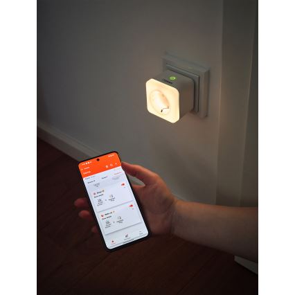 Osram - Priză SCHUKO LED dimabilă cu iluminare SMART+ NIGHTLIGHT 3680W/230V Wi-Fi