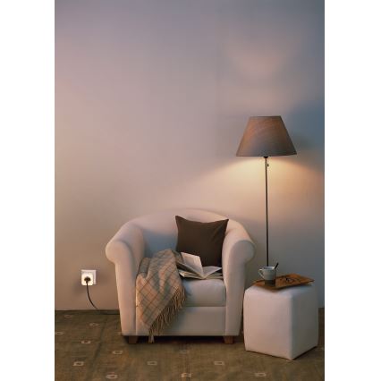 Osram - Priză SCHUKO LED dimabilă cu iluminare SMART+ NIGHTLIGHT 3680W/230V Wi-Fi