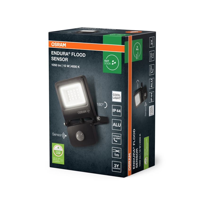 Osram - Proiector LED cu senzor ENDURA LED/10W/230V 4000K IP44