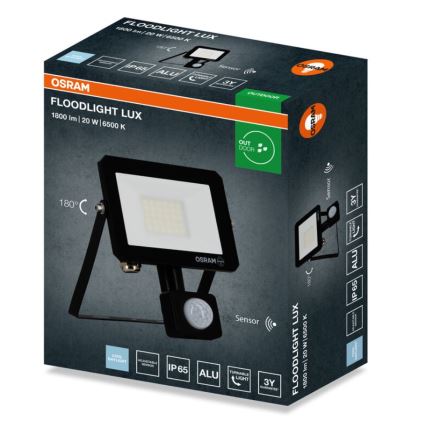 Osram - Proiector LED cu senzor FLOODLIGHT, 20W, 230V, 6500K, IP65