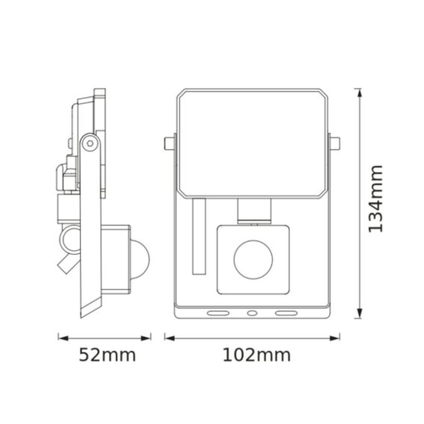 Osram - Proiector LED cu senzor FLOODLIGHT LED/10W/230V 3000K IP65