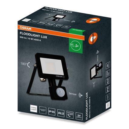 Osram - Proiector LED cu senzor FLOODLIGHT LED/10W/230V 4000K IP65