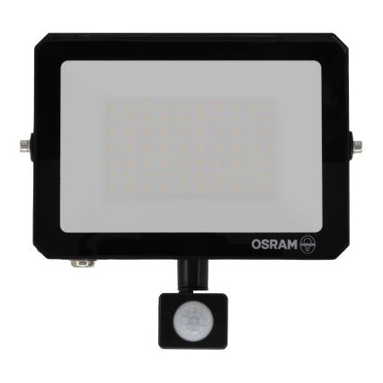 Osram - Proiector FLOODLIGHT LED cu senzor de mișcare și de crepuscul LED/50W/230V 6500K IP65 negru
