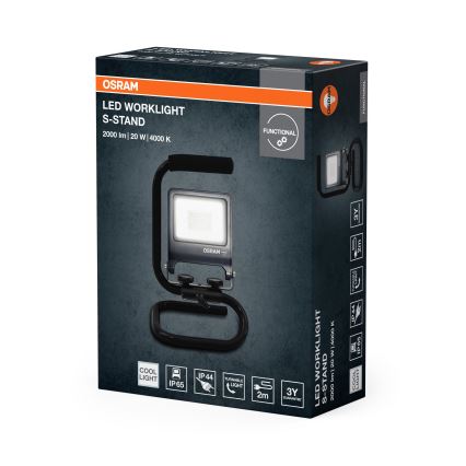Osram - Proiector LED cu suport S-STAND LED/20W/230V 4000K IP65 antracit