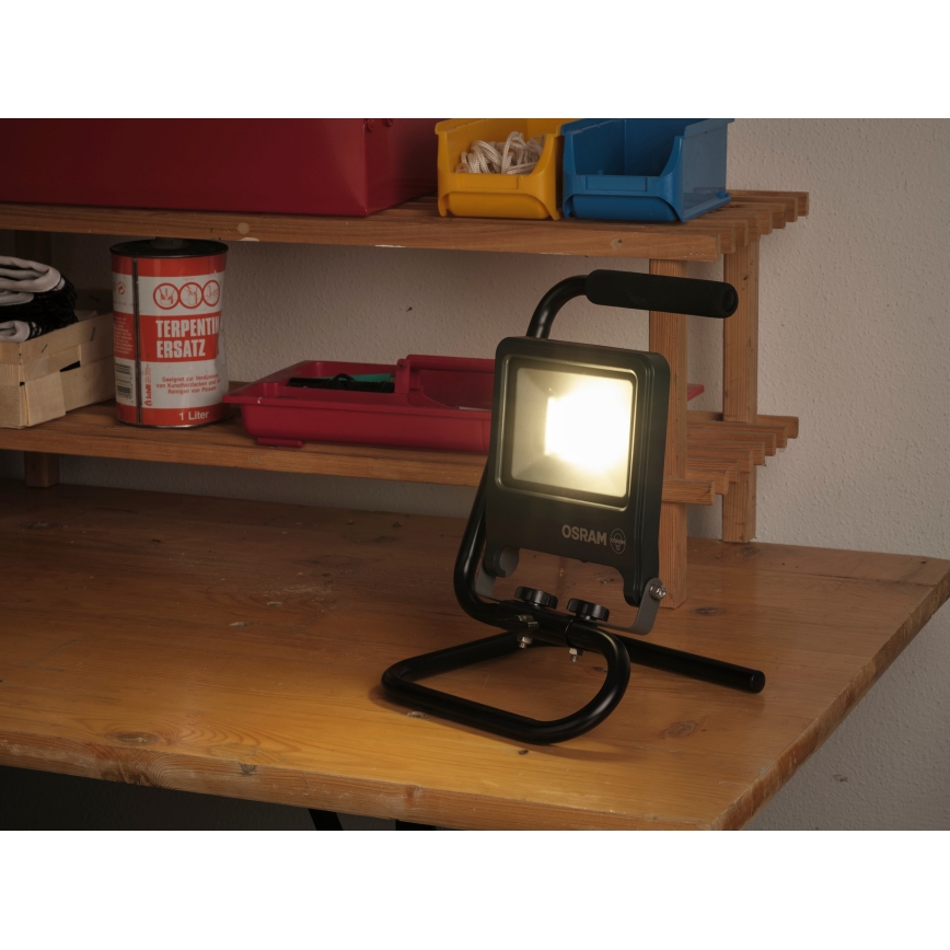 Osram - Proiector LED cu suport S-STAND LED/30W/230V 4000K IP65 antracit