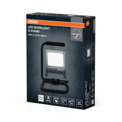 Osram - Proiector LED cu suport S-STAND LED/50W/230V 4000K IP65 antracit