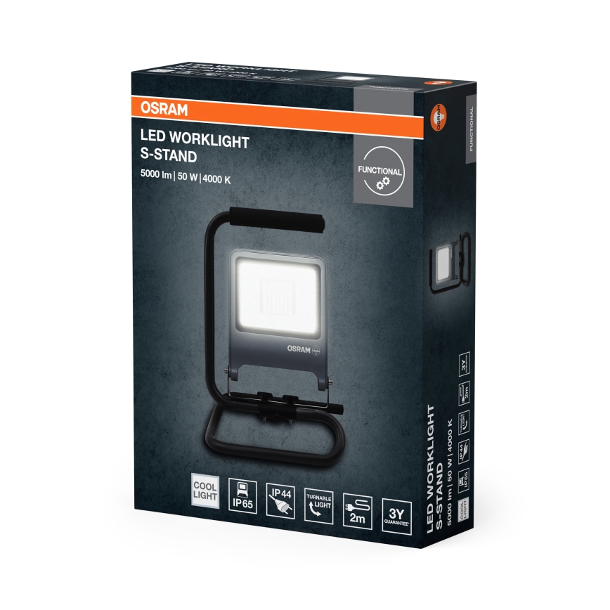 Osram - Proiector LED cu suport S-STAND LED/50W/230V 4000K IP65 antracit