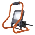Osram - Proiector LED cu suport și prize R-STAND LED/50W/230V 4000K IP44 portocaliu/antracit