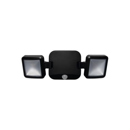 Osram - Proiector LED de perete pentru exterior cu senzor BATTERY 2xLED/5W/4xD IP54