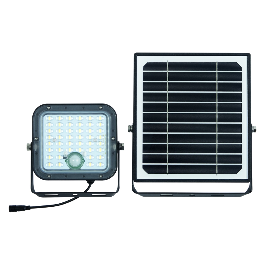 Osram - Proiector solar LED reglabil cu senzor ENDURA LED/10W/4,2V 4000K IP65 negru + telecomandă