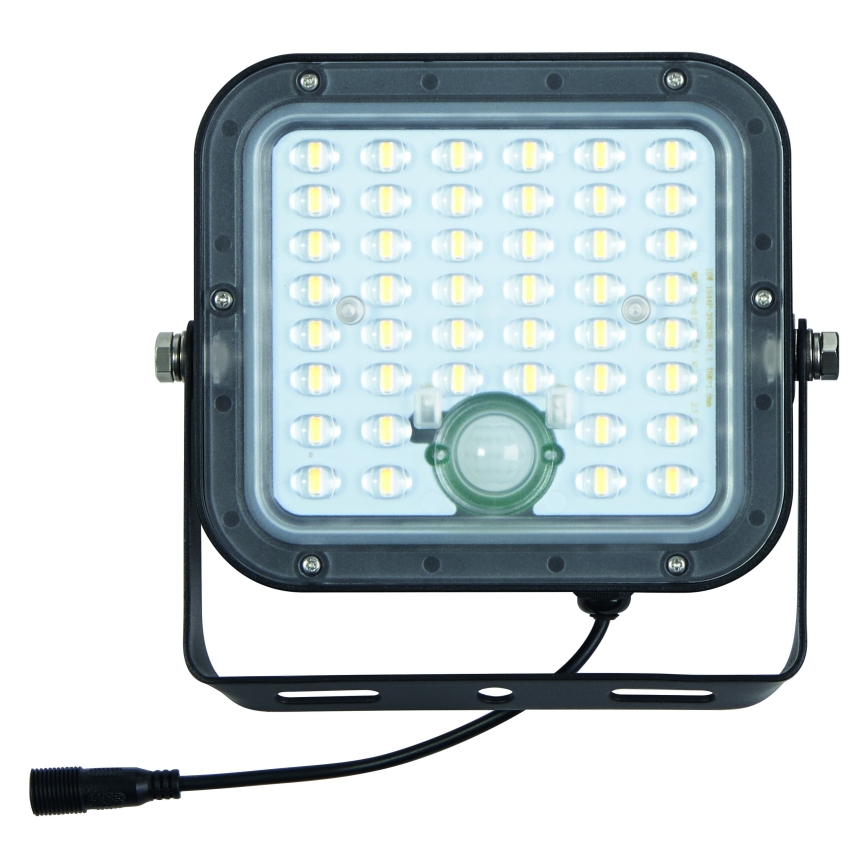 Osram - Proiector solar LED reglabil cu senzor ENDURA LED/10W/4,2V 4000K IP65 negru + telecomandă