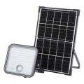 Osram - Proiector solar LED reglabil cu senzor ENDURA LED/30W/6,4V 4000K IP65 negru + telecomandă