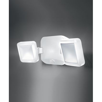 Osram - Reflector LED de exterior, montare pe perete, cu senzor BATTERY 2xLED/5W/4xD IP54