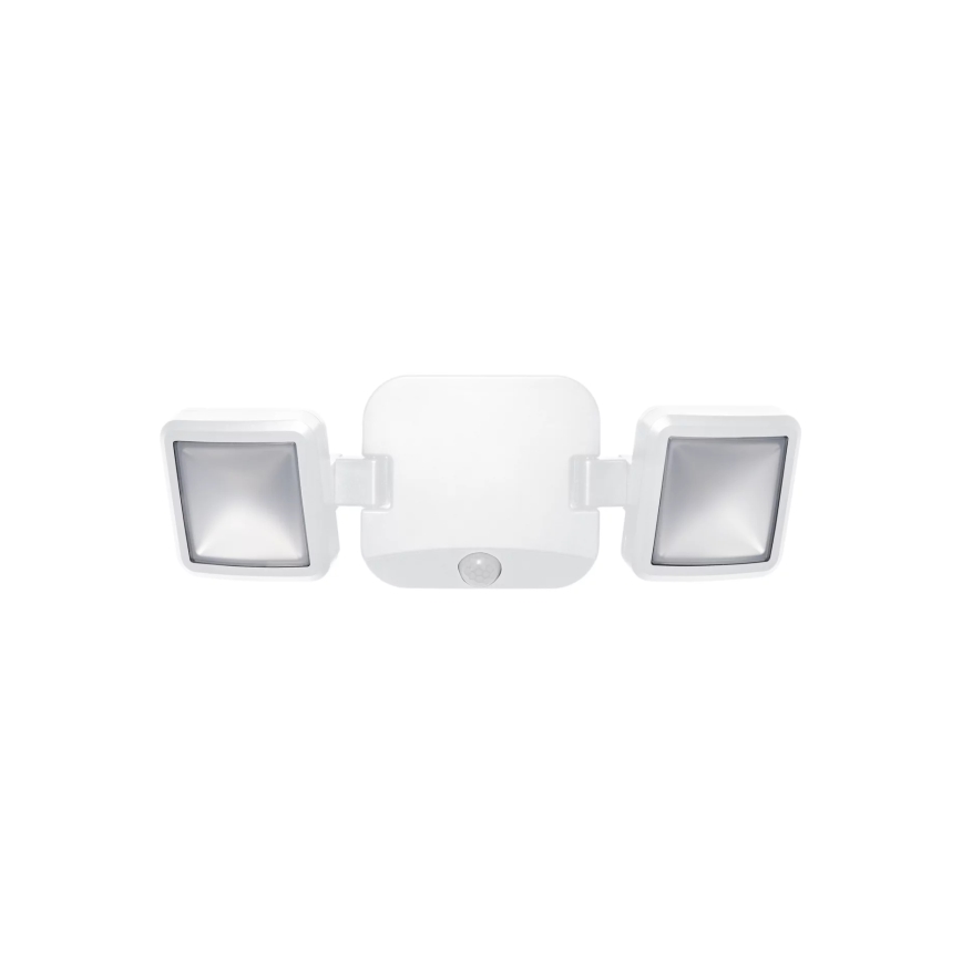 Osram - Reflector LED de exterior, montare pe perete, cu senzor BATTERY 2xLED/5W/4xD IP54