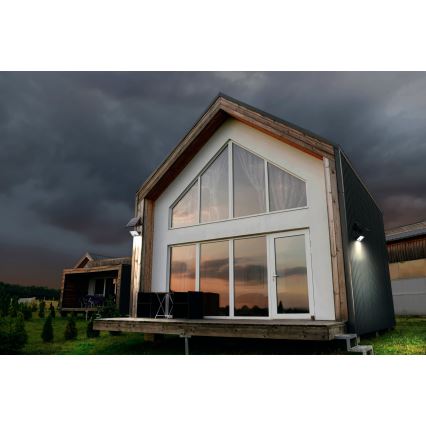 Osram - Proiector solar LED reglabil cu senzor ENDURA LED/30W/6,4V 4000K IP65 negru + telecomandă
