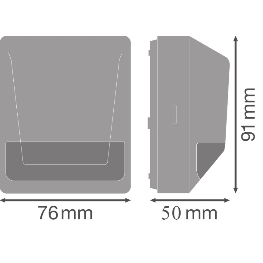 Osram - Senzor de mișcare cu infraroșu pentru exterior, 230 V, IP55, alb