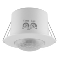 Osram - Senzor de mișcare încastrat 360° FLUSH 230V, alb