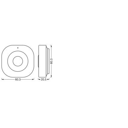 Osram - Senzor de mișcare SMART+ 3,7V Wi-Fi 500 mAh