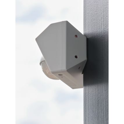 Osram - Senzor de mișcare solar SMART+ pentru exterior, 3,7 V, alb, IP65, Wi-Fi, 800 mAh